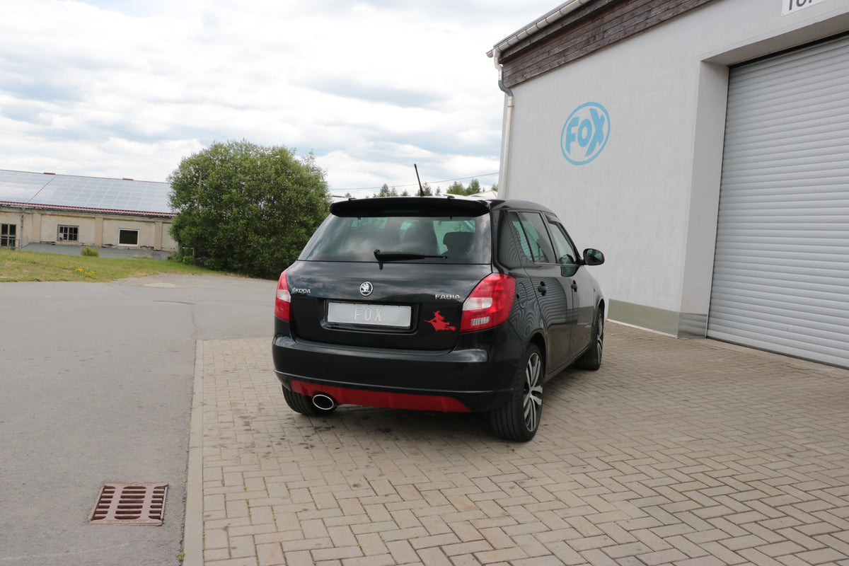 Skoda Fabia  Limousine Endschalldämpfer - 140x90 Typ 44