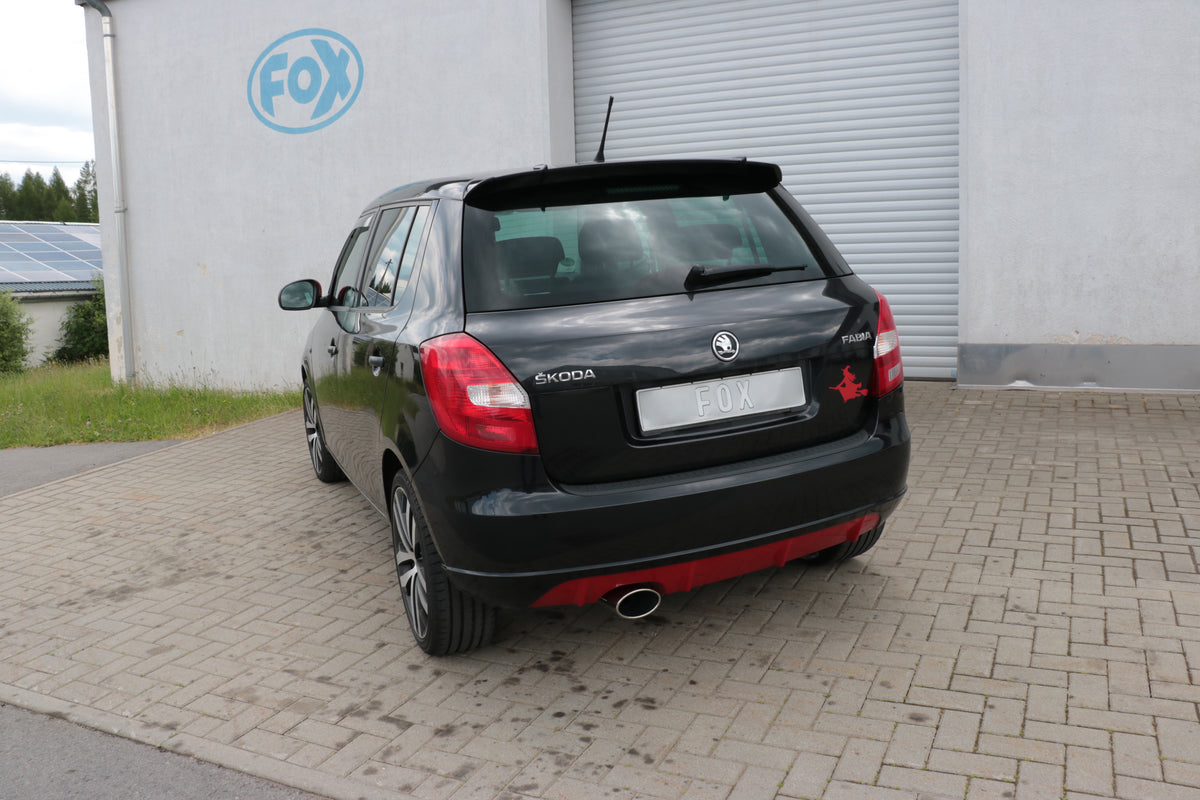 Skoda Fabia  Limousine Endschalldämpfer - 140x90 Typ 44