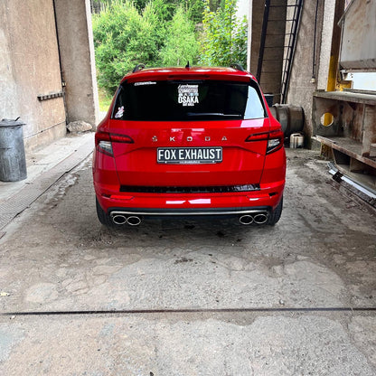Skoda Karoq 4x4 Endschalldämpfer Ausgang rechts/links - 2x115x85 Typ 32 rechts/links