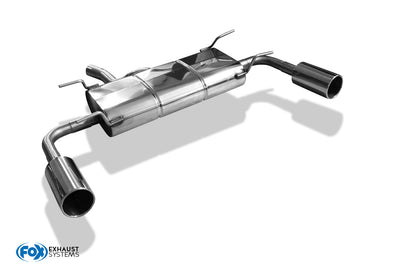 Subaru Impreza GP 4x4 Endschalldämpfer quer Ausgang rechts/links - 1x100 Typ 12 rechts/links