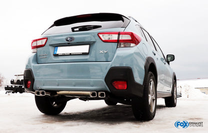 Subaru XV - G5 Endschalldämpfer quer Ausgang rechts/links - 4x Sonderendrohr
