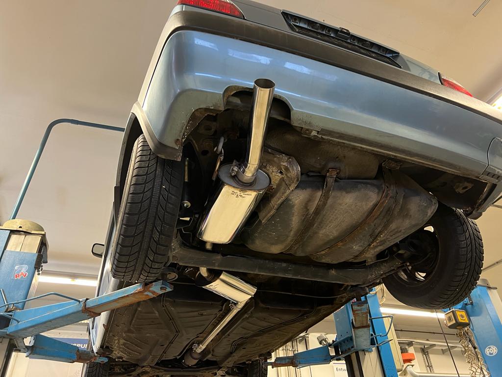 VW Golf II Typ 19E Endschalldämpfer - 1x63 Typ 10