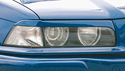 BMW 3er E36 Rieger Scheinwerferblenden Cabrio, Coupé NICHT GEEIGNET für XENONSCHEINWERFER !!! ABS, 
inkl. Gutachten, Montagezubehör