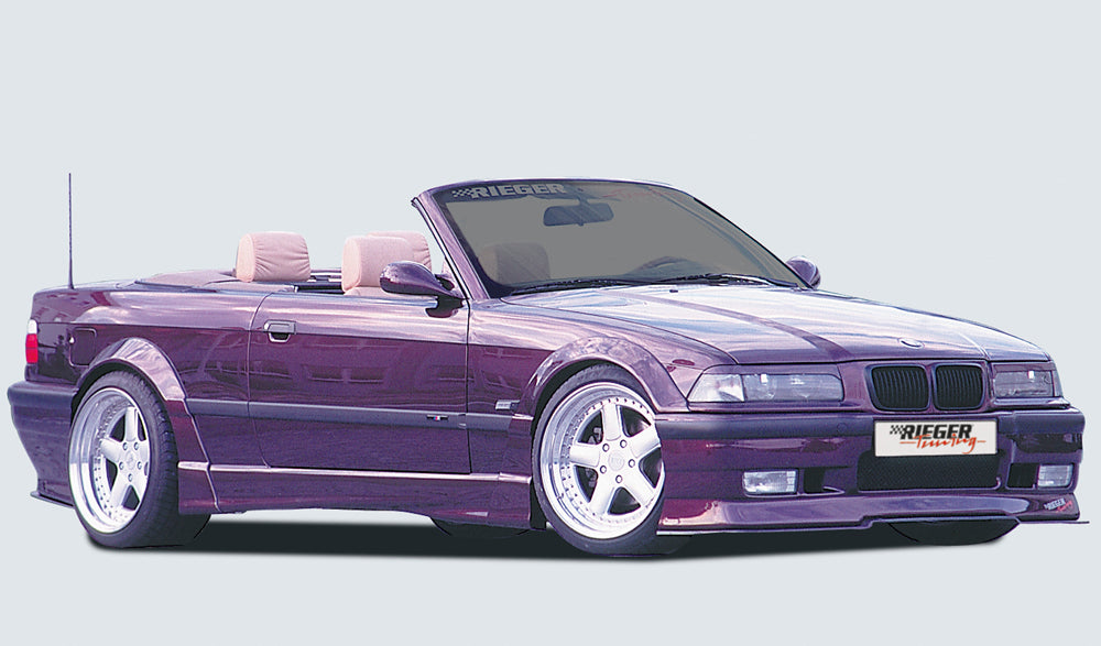 BMW 3er E36 Rieger Scheinwerferblenden Cabrio, Coupé NICHT GEEIGNET für XENONSCHEINWERFER !!! ABS, 
inkl. Gutachten, Montagezubehör