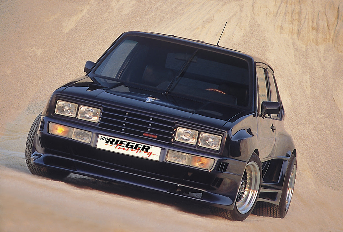 VW Golf 1 Rieger Seitenschweller Breitbau II  rechts, GFK, 
Montagezubehör, Aluwinkelleisten