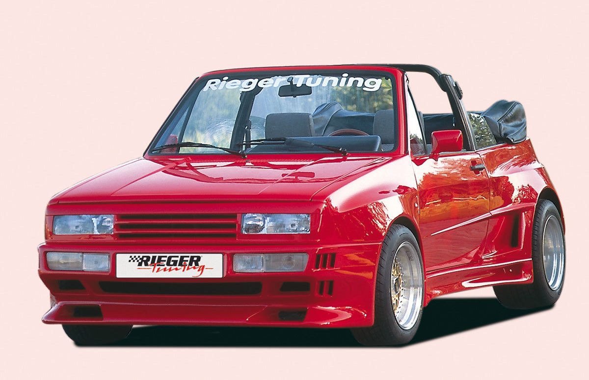 VW Golf 1 Rieger Seitenschweller Breitbau II  rechts, GFK, 
Montagezubehör, Aluwinkelleisten