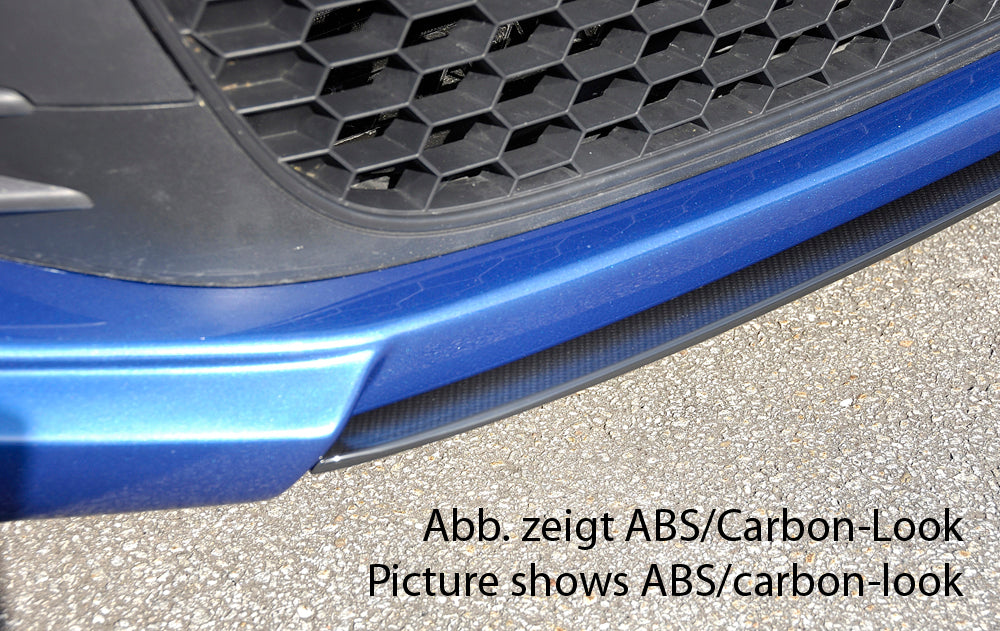 VW Scirocco 3 (13) Rieger Spoilerschwert für Spoilerlippe 14100 mittig, für Spoilerlippe, ABS, 
inkl. Montagezubehör, ABE