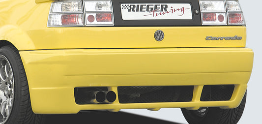 VW Corrado (53I) Rieger Heckschürze RS-Four-Look  -> komplett ABS, 
inkl. Alugitter, Gutachten, Montagezubehör