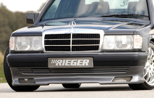 Mercedes 190 (W201) Rieger Spoilerlippe nicht für16V, ab Bj. 88--> ABS, 
inkl. Gutachten, Montagezubehör