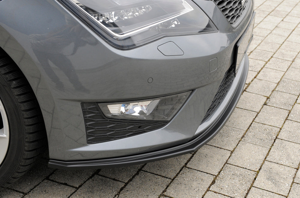 Seat Leon Cupra (5F) Rieger Spoilerschwert für orig. FR-/ Cupra-Frontschürze für orig. Frontschürze, ABS, 
inkl. Montagezubehör, ABE