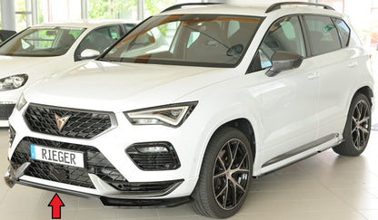 Seat Ateca Cupra (5FP) Rieger Spoilerschwert für orig. Frontschürze, ABS, 
inkl. Montagezubehör, ABE
