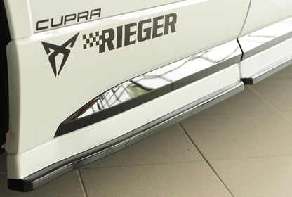 Seat Ateca Cupra (5FP) Rieger Seitenschwelleransatz (3-tlg.) links, 3-tlg., ABS, 
inkl. Montagezubehör, Gutachten