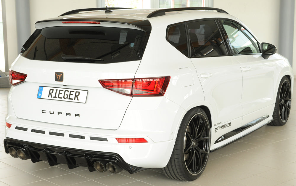 Seat Ateca Cupra (5FP) Rieger Seitenschwelleransatz (3-tlg.) links, 3-tlg., ABS, 
inkl. Montagezubehör, Gutachten