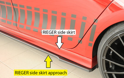 Seat Leon (KL) Rieger Seitenschwelleransatz links, für RIEGER-Seitenschweller, ABS, 
inkl. Montagezubehör, Gutachten