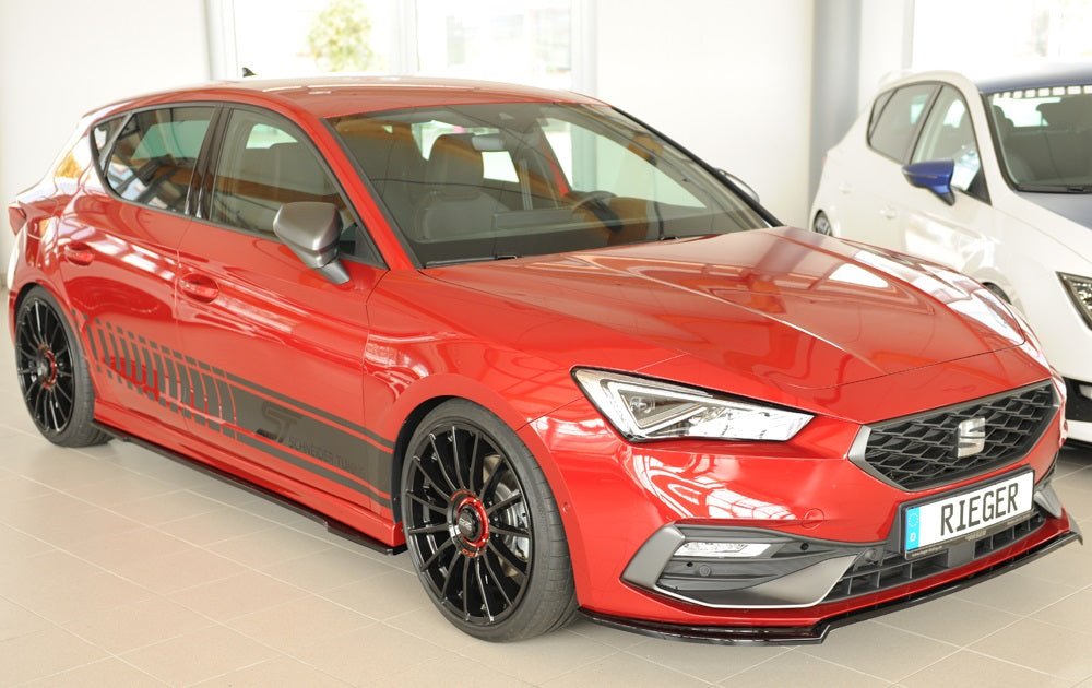 Seat Leon (KL) Rieger Seitenschwelleransatz links, für RIEGER-Seitenschweller, ABS, 
inkl. Montagezubehör, Gutachten