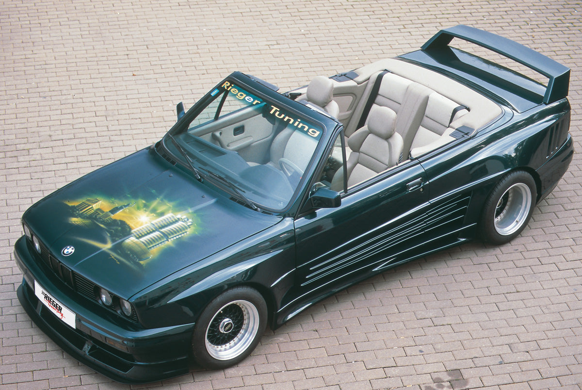 BMW 3er E30 Rieger Seitenteil Breitbau II  links, hinten, GFK