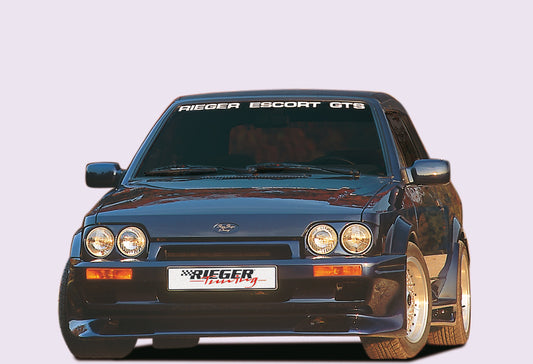 Ford Escort 3 Rieger Spoilerstoßstange Breitbau I Escort III GFK inkl. Gutachten, Montagezubehör