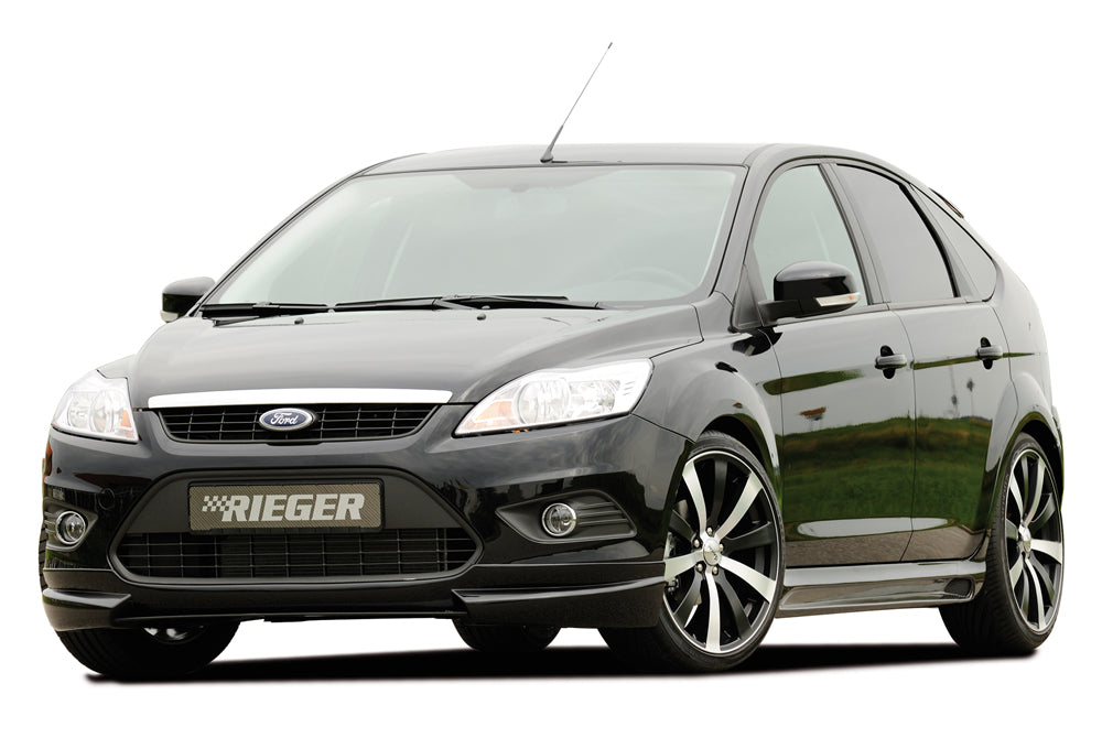 Ford Focus 2 Rieger Seitenschweller  rechts, mit Schacht, mit Ausschnitt, ABS, 
inkl. Montagezubehör, Alugitter