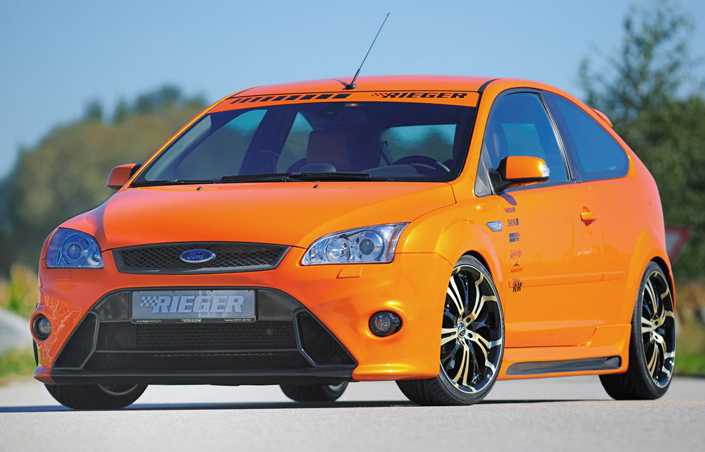 Ford Focus 2 Rieger Spoilerstoßstange  ABS, für Fzg. mit Scheinwerferreinigungsanlage, 
inkl. Alugitter, Montagezubehör, ABE