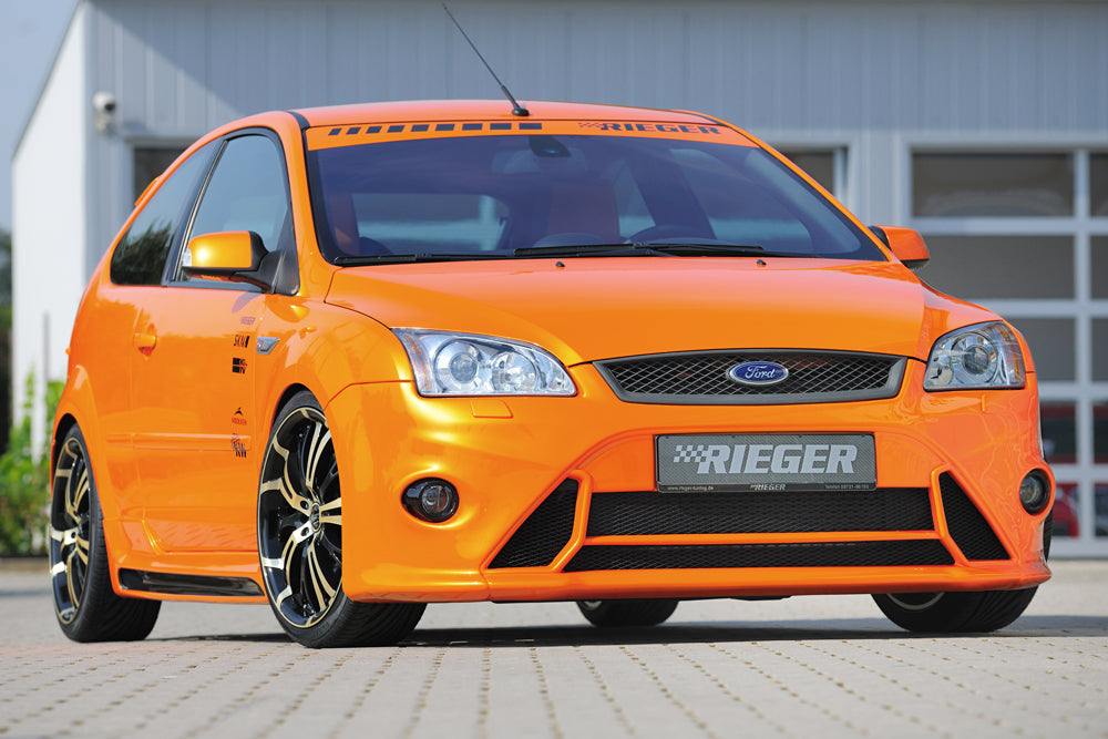 Ford Focus 2 Rieger Spoilerstoßstange  ABS, für Fzg. mit Scheinwerferreinigungsanlage, 
inkl. Alugitter, Montagezubehör, ABE