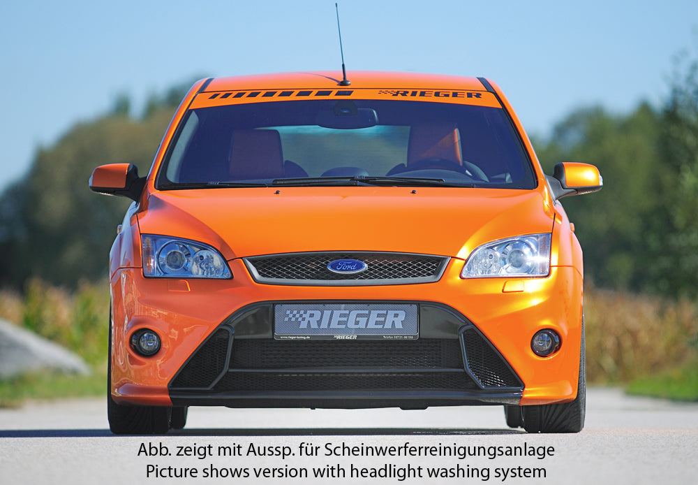 Ford Focus 2 Rieger Spoilerstoßstange  ABS, 
inkl. Alugitter, Montagezubehör, ABE