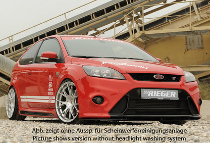 Ford Focus 2 Rieger Spoilerstoßstange  ABS, für Fzg. mit Scheinwerferreinigungsanlage, 
inkl. Alugitter, Montagezubehör, ABE