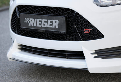 Ford Focus 3 ST Rieger Spoilerschwert für Spoilerlippe 303400/01 mittig, für Spoilerlippe, ABS, 
inkl. Montagezubehör, ABE