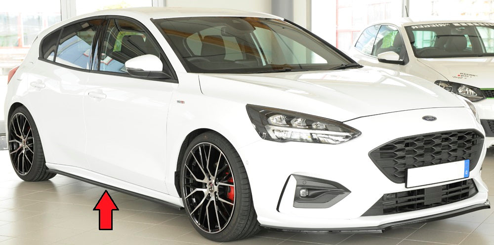 Ford Focus 4 (DEH) Rieger Seitenschwelleransatz nur für ST-/ST-Line-Schweller rechts, für orig. Seitenschweller, ABS, für Fzg. mit ST-Line, 
inkl. Montagezubehör, Gutachten