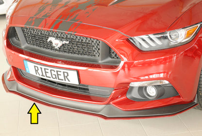 Ford Mustang 6 (LAE) Rieger Spoilerschwert für orig. GT-Frontschürze für orig. Frontschürze, ABS, für Fzg. mit GT-Ausstattung, 
inkl. Montagezubehör, ABE