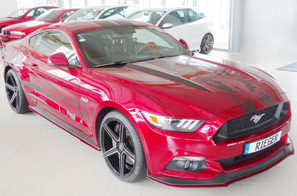 Ford Mustang 6 (LAE) Rieger Seitenschwelleransatz nur für orig. GT-Schweller links, für orig. Seitenschweller, ABS, für Fzg. mit GT-Ausstattung, 
inkl. Montagezubehör, Gutachten