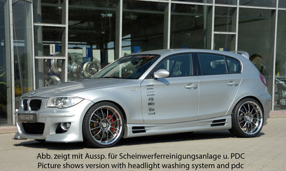 BMW 1er E87  (187 / 1K2/1K4) Rieger Spoilerstoßstange  ABS, 
inkl. Montagezubehör, ABE