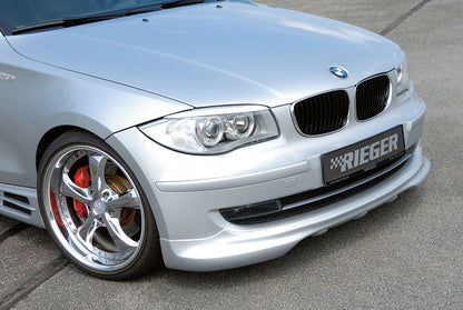 BMW 1er E87  (187 / 1K2/1K4) Rieger Spoilerlippe nicht M-Technik, für Facelift 04.07- ABS, 
inkl. Montagezubehör, ABE