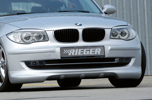 BMW 1er E87  (187 / 1K2/1K4) Rieger Spoilerlippe nicht M-Technik, für Facelift 04.07- ABS, 
inkl. Montagezubehör, ABE
