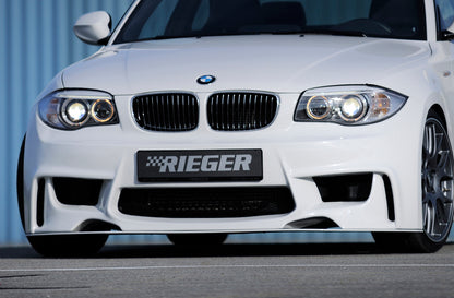 BMW 1er E81  (187/1K2/1K4) Rieger Spoilerstoßstange  ABS, 
inkl. Montagezubehör, Alugitter, ABE