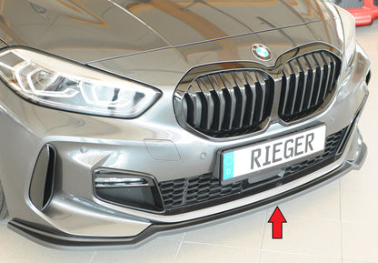 BMW 1er F40  (F1H) Rieger Spoilerschwert für orig. Frontschürze, ABS, für Fzg. mit M-Sport-Paket, 
inkl. Montagezubehör, ABE