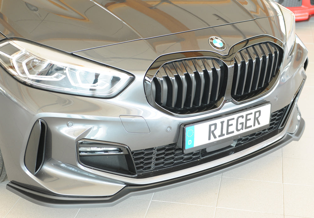 BMW 1er F40  (F1H) Rieger Spoilerschwert für orig. Frontschürze, ABS, für Fzg. mit M-Sport-Paket, 
inkl. Montagezubehör, ABE