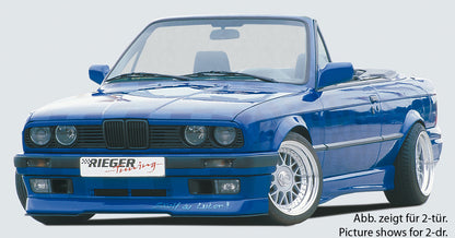 BMW 3er E30 Rieger Seitenschweller  links, ABS, 
Gutachten, Montagezubehör, Aluwinkelleisten