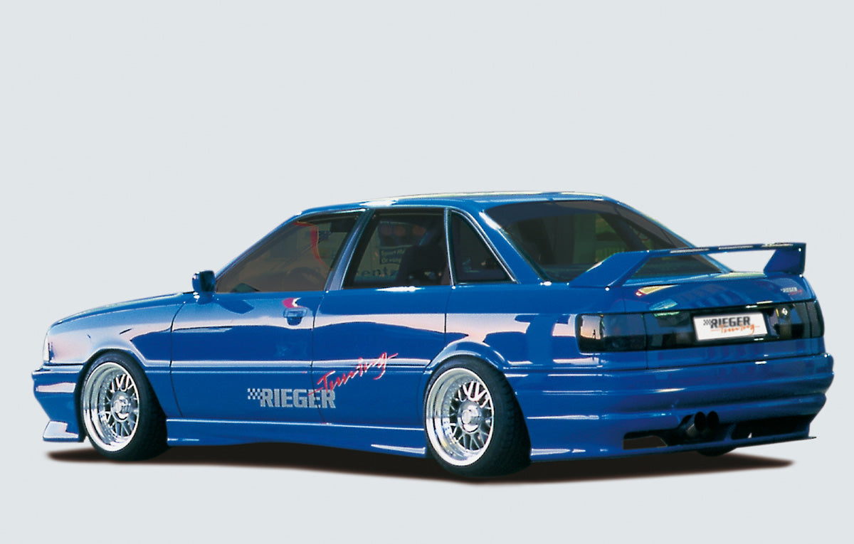 Audi 80 Typ 89 Rieger Heckschürze GFK, 
Gutachten, Montagezubehör