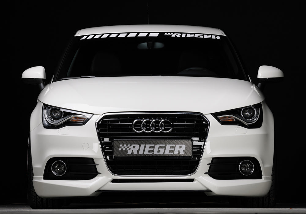 Audi A1 (8X) Rieger Spoilerlippe  ABS, für Fzg. ohne S-Line Exterieur, 
inkl. Montagezubehör, ABE