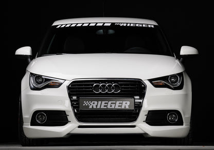 Audi A1 (8X) Rieger Spoilerlippe  ABS, für Fzg. ohne S-Line Exterieur, 
inkl. Montagezubehör, ABE