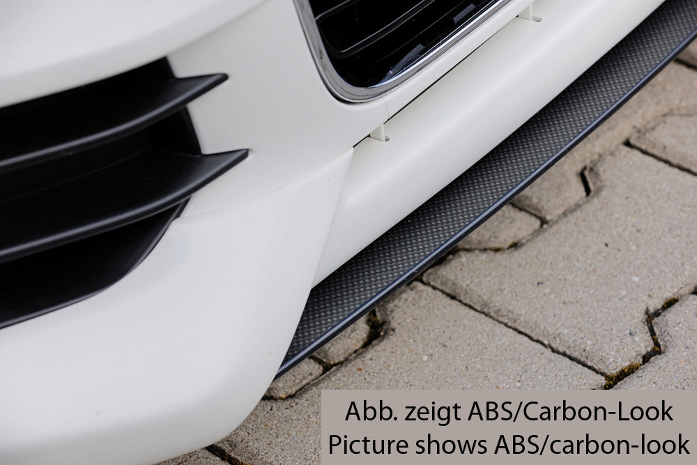 Audi A1 (8X) Rieger Spoilerschwert für Spoilerlippe 44100 mittig, ABS, für Fzg. ohne S-Line Exterieur, 
inkl. Montagezubehör, ABE