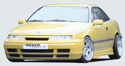 Opel Calibra (A) Rieger Seitenschweller (flache Ausf.für 15-/16-Zoll - 15,5 cm hinten) flache Version, rechts, ABS, 
inkl. Gutachten, Montagezubehör, Aluwinkelleisten