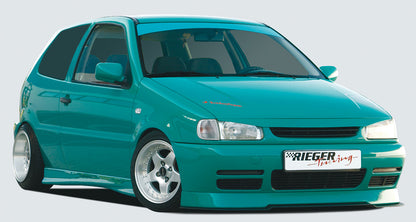 VW Polo 4 (6N) Rieger Spoilerlippe    RT01  mit Stylingpaket, GFK, 
inkl. Gutachten, Montagezubehör