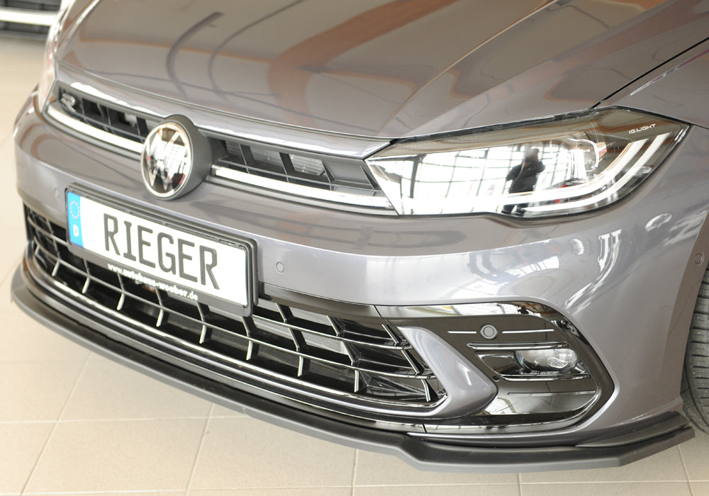 VW Polo (AW) GTI Rieger Spoilerschwert für orig. Frontschürze, ABS, 
inkl. Montagezubehör, ABE