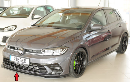 VW Polo (AW) GTI Rieger Spoilerschwert für orig. Frontschürze, ABS, 
inkl. Montagezubehör, ABE