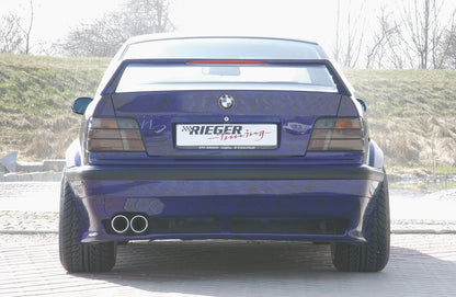 BMW 3er E36 Rieger Heckschürze, BMW E36 RT04 nur Breitbau II breite Version, ABS, 
Montagezubehör