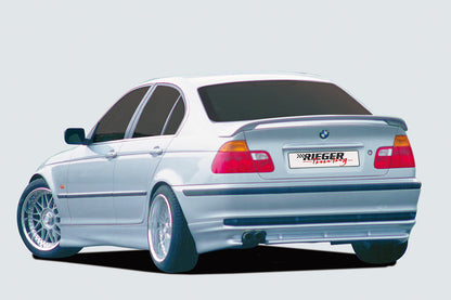 BMW 3er E46 Rieger Heckansatz   -> nicht für M-Technik, nicht für Faceliftmodelle ABS, 
inkl. Gutachten, Montagezubehör