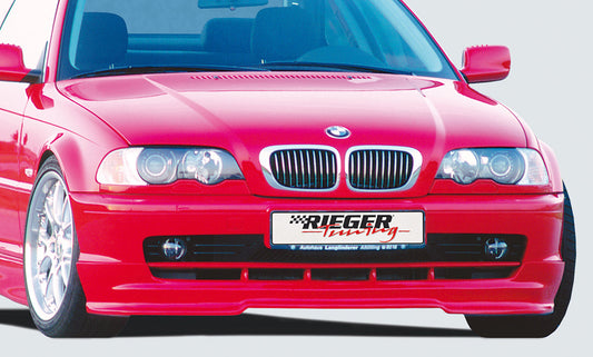 BMW 3er E46 Rieger Spoilerlippe -> nicht M-Technik mit integr. Spoilerschwert, ABS, 
inkl. Gutachten, Montagezubehör