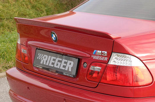 BMW 3er E46 Rieger Heckklappenspoiler    PUR, 
inkl. Montagezubehör, ABE