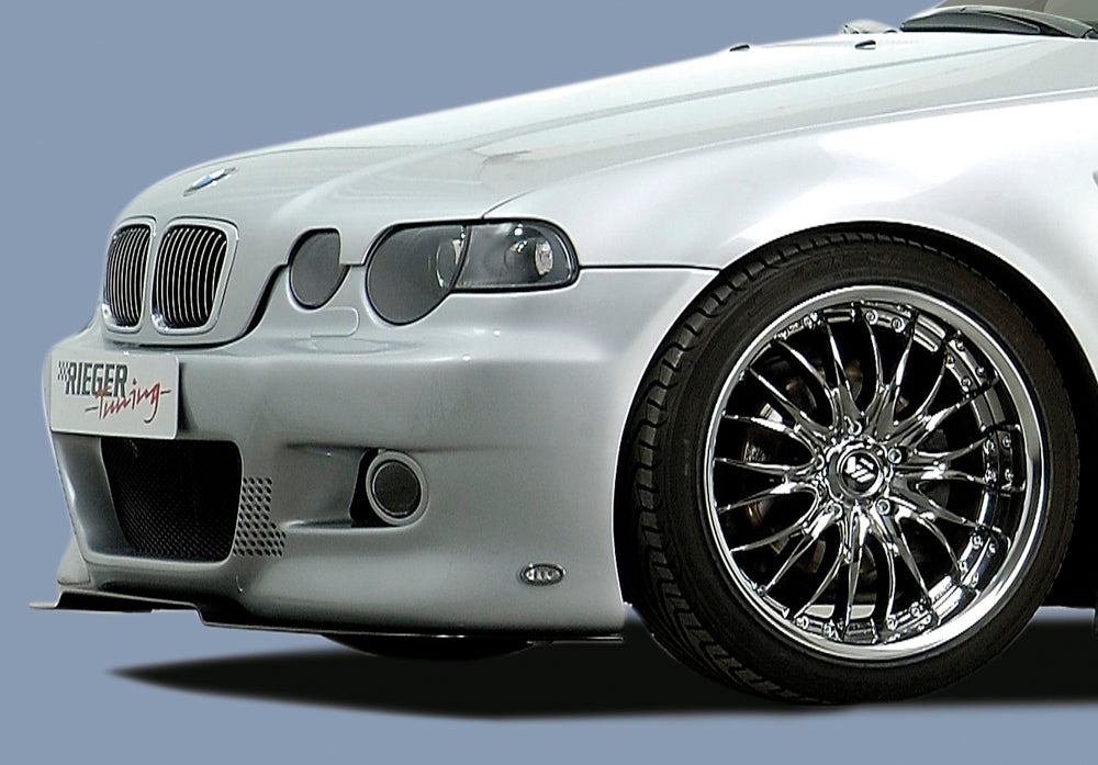 BMW 3er E46 Rieger Spoilerschwert   für Spoilerstoßstange 50302/50304 für Spoilerstoßstange, ABS, 
Montagezubehör, Gutachten